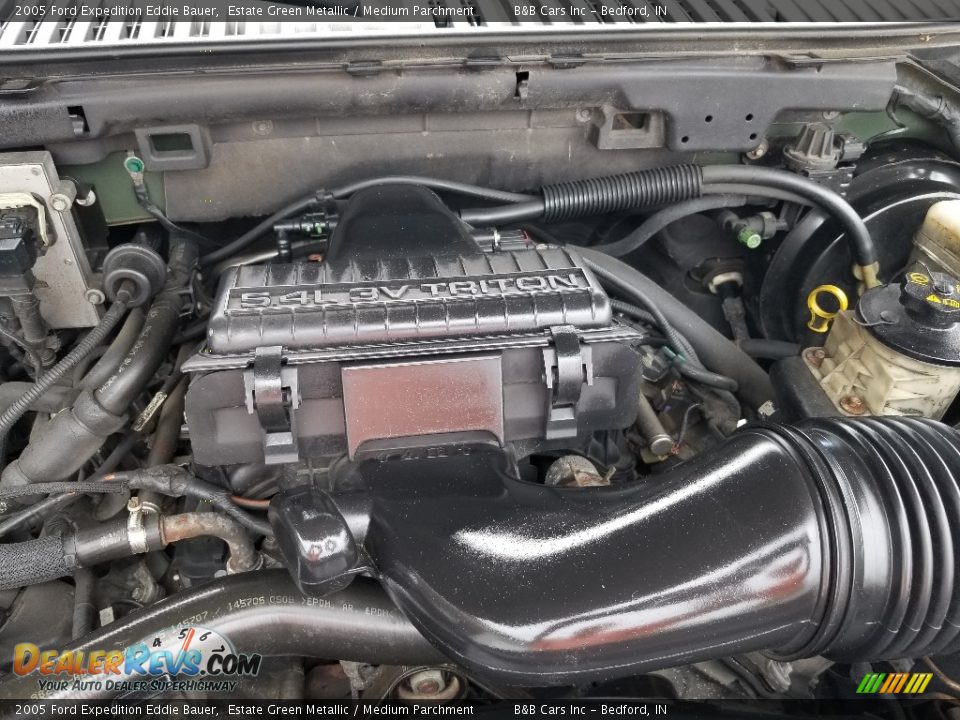 2005 Ford Expedition Eddie Bauer Estate Green Metallic / Medium Parchment Photo #30