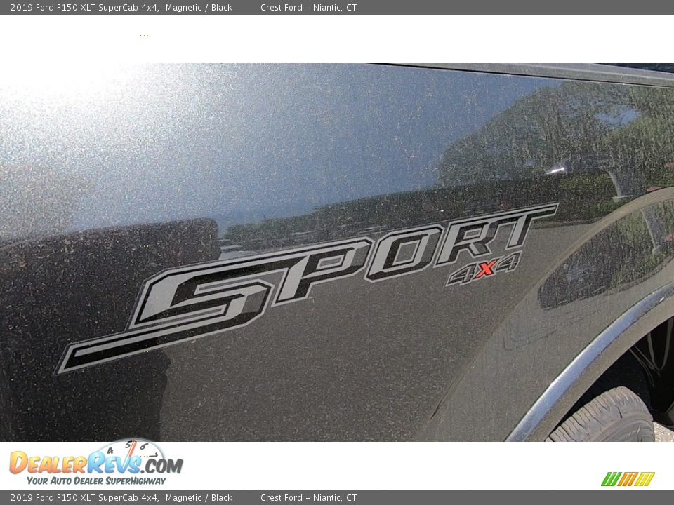 2019 Ford F150 XLT SuperCab 4x4 Magnetic / Black Photo #9