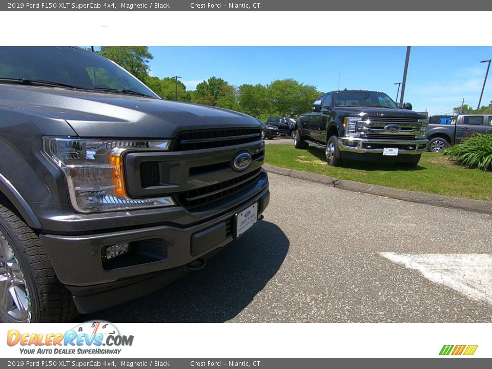 2019 Ford F150 XLT SuperCab 4x4 Magnetic / Black Photo #28