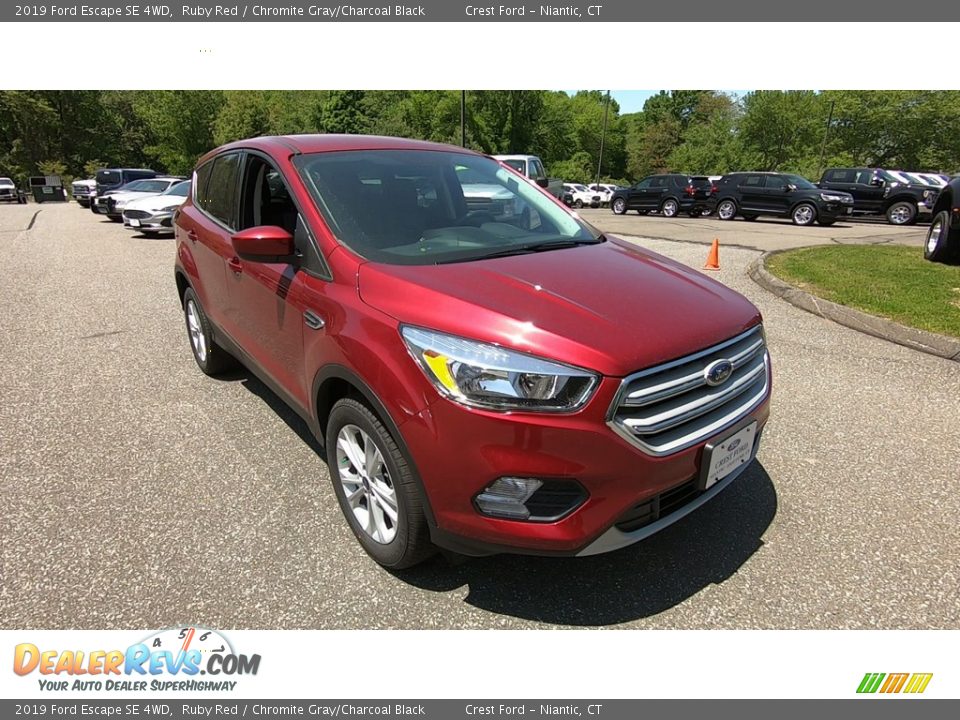 2019 Ford Escape SE 4WD Ruby Red / Chromite Gray/Charcoal Black Photo #1