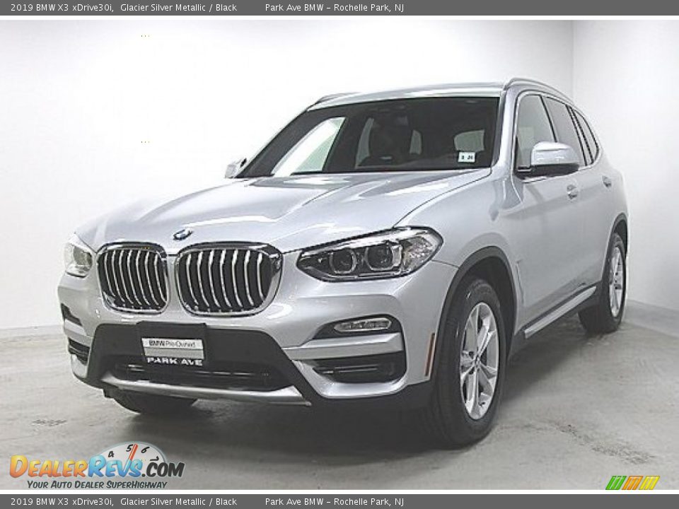 2019 BMW X3 xDrive30i Glacier Silver Metallic / Black Photo #1