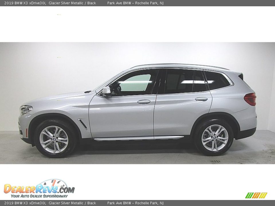 2019 BMW X3 xDrive30i Glacier Silver Metallic / Black Photo #2