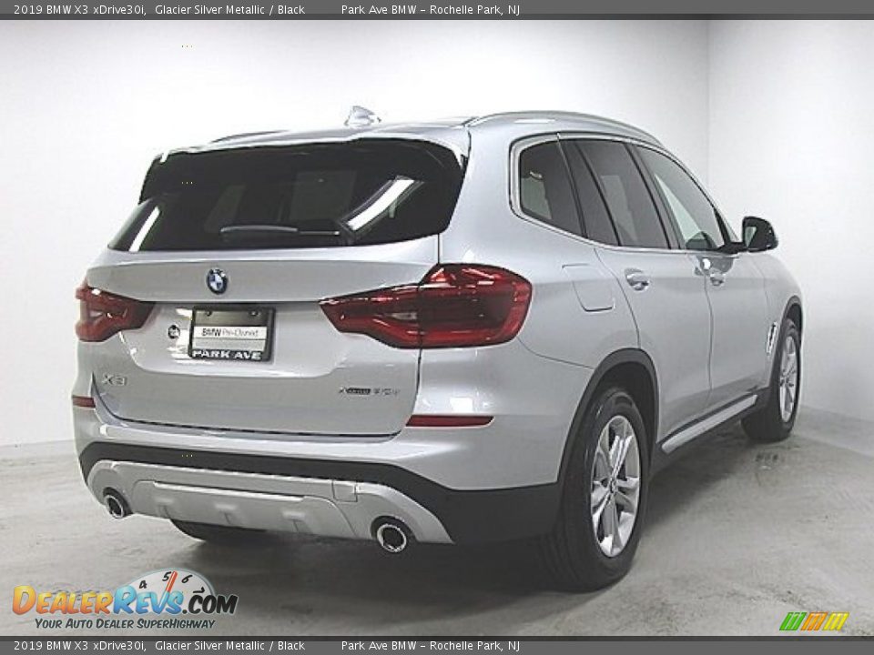 2019 BMW X3 xDrive30i Glacier Silver Metallic / Black Photo #5