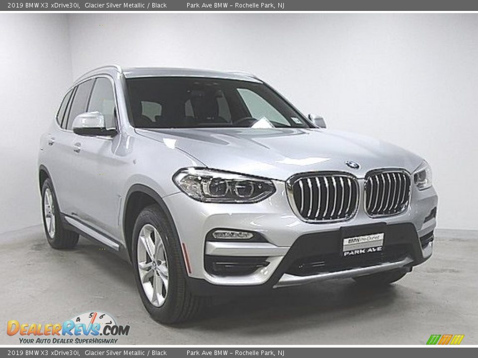 2019 BMW X3 xDrive30i Glacier Silver Metallic / Black Photo #7
