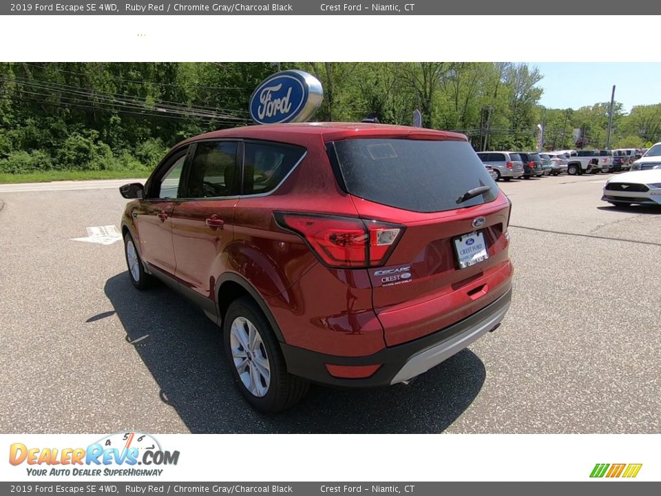 2019 Ford Escape SE 4WD Ruby Red / Chromite Gray/Charcoal Black Photo #5