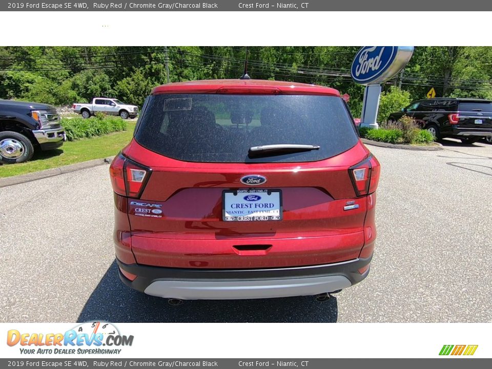 2019 Ford Escape SE 4WD Ruby Red / Chromite Gray/Charcoal Black Photo #6