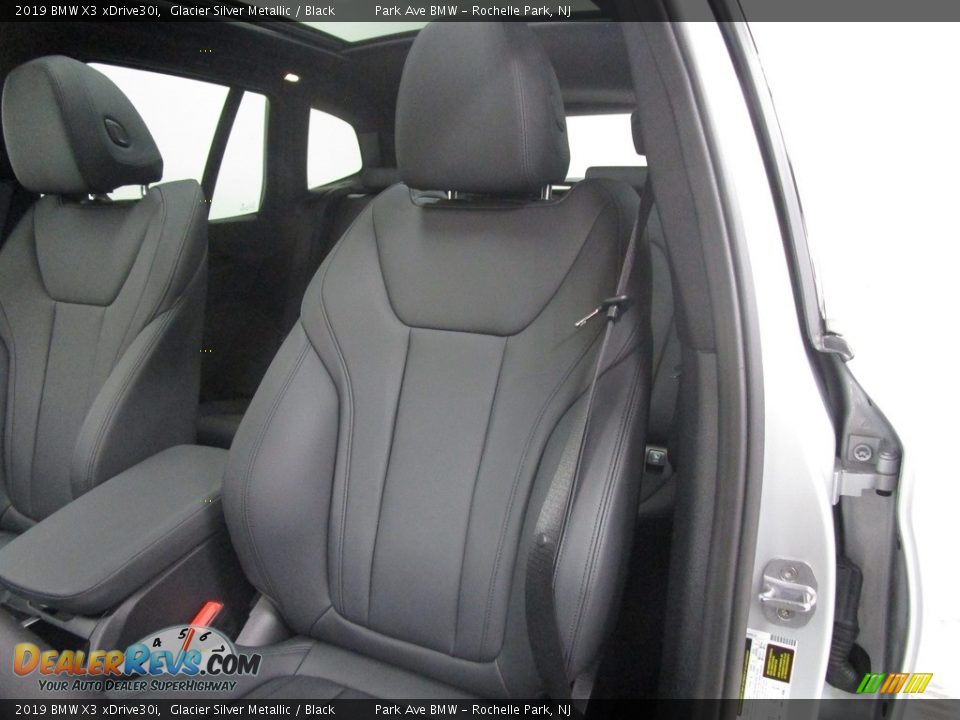 2019 BMW X3 xDrive30i Glacier Silver Metallic / Black Photo #10