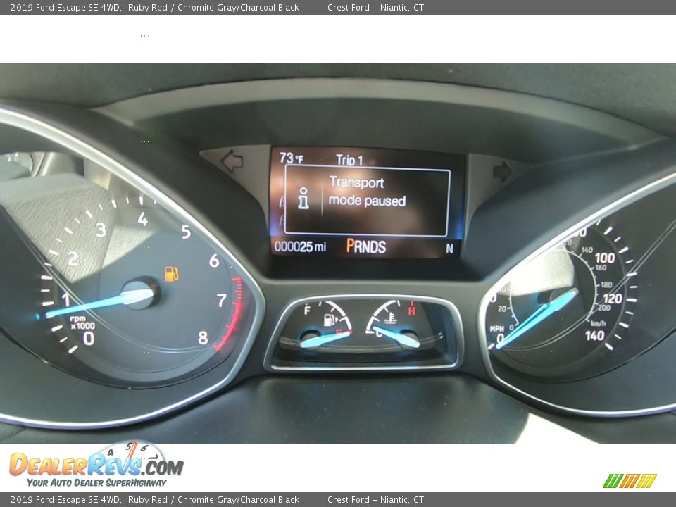 2019 Ford Escape SE 4WD Ruby Red / Chromite Gray/Charcoal Black Photo #14