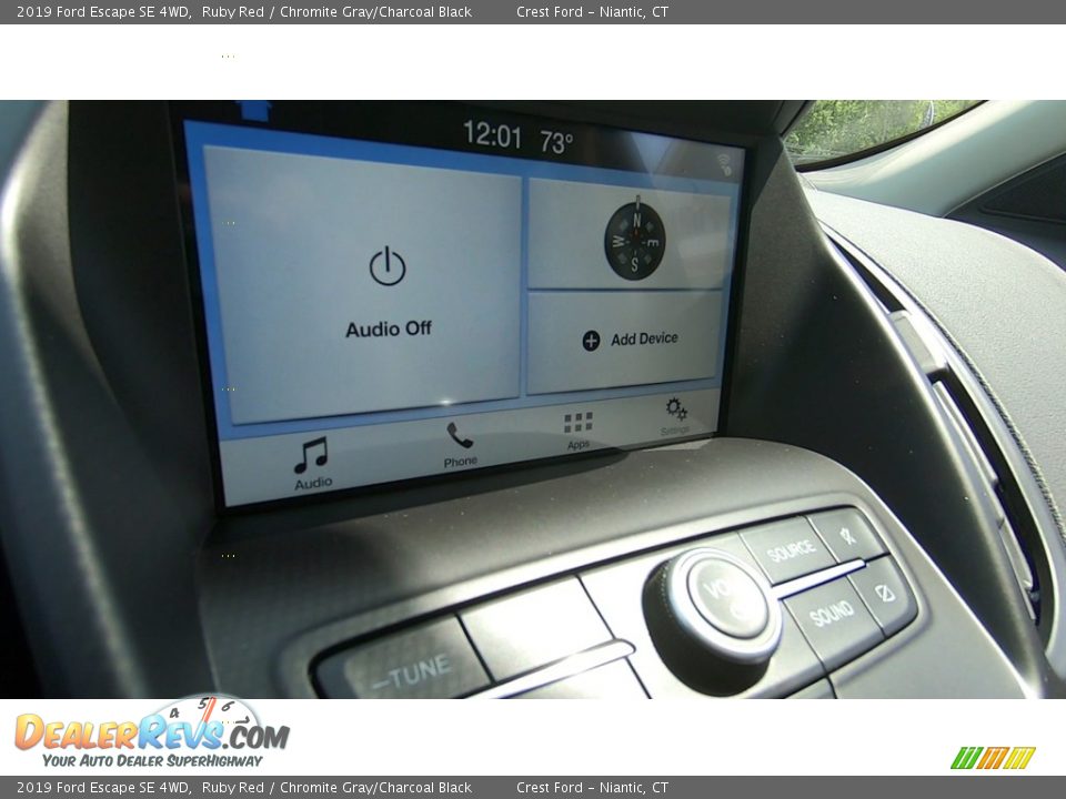 2019 Ford Escape SE 4WD Ruby Red / Chromite Gray/Charcoal Black Photo #15