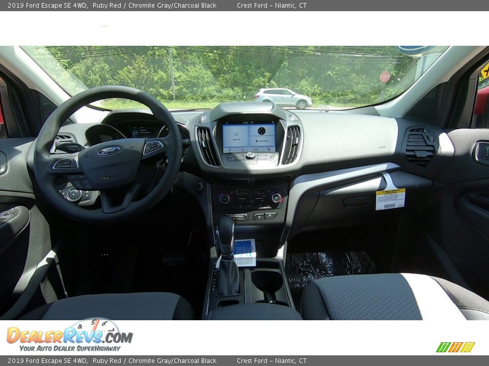 2019 Ford Escape SE 4WD Ruby Red / Chromite Gray/Charcoal Black Photo #19