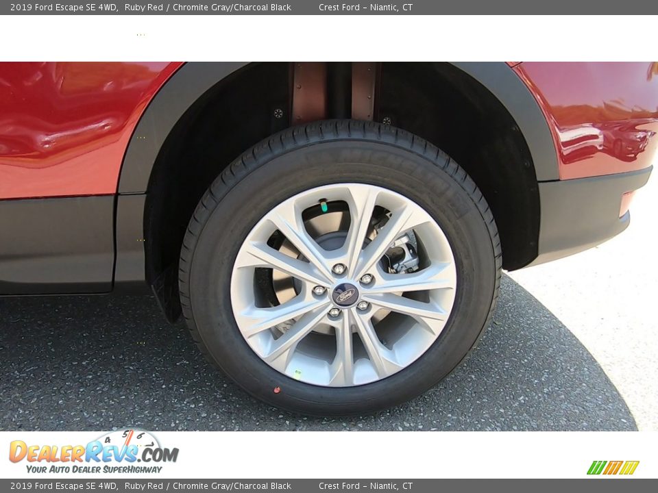 2019 Ford Escape SE 4WD Ruby Red / Chromite Gray/Charcoal Black Photo #20