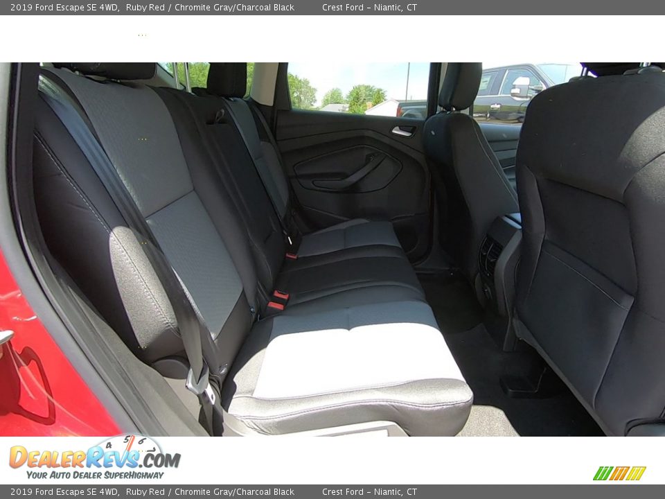 2019 Ford Escape SE 4WD Ruby Red / Chromite Gray/Charcoal Black Photo #23