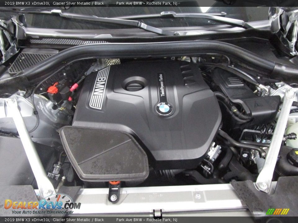 2019 BMW X3 xDrive30i Glacier Silver Metallic / Black Photo #31