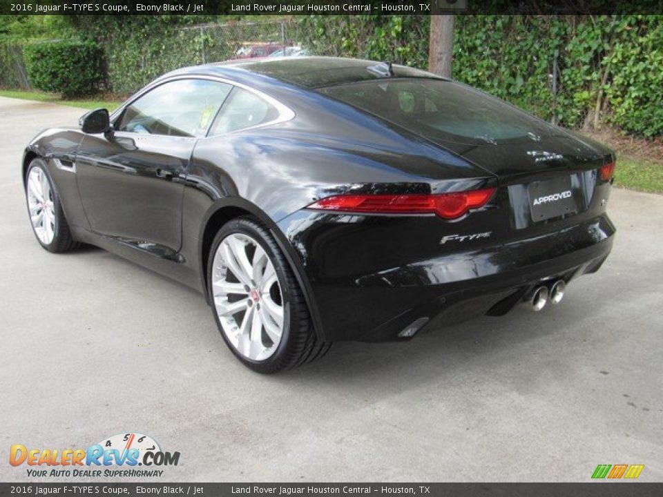 2016 Jaguar F-TYPE S Coupe Ebony Black / Jet Photo #2