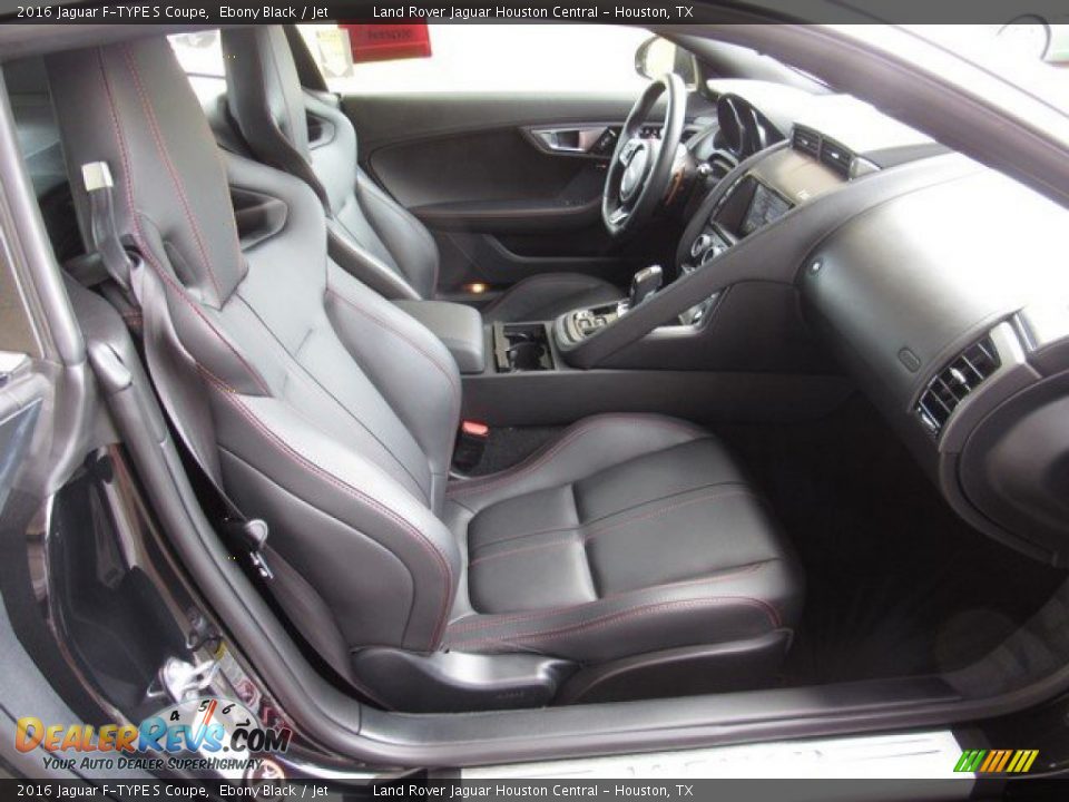 2016 Jaguar F-TYPE S Coupe Ebony Black / Jet Photo #3