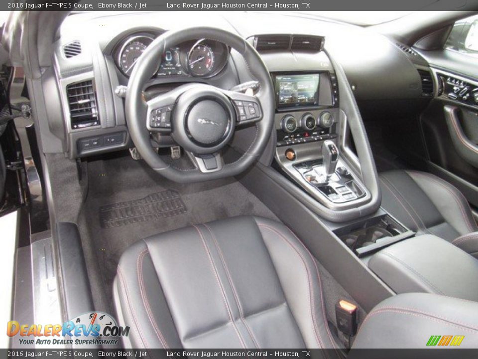 2016 Jaguar F-TYPE S Coupe Ebony Black / Jet Photo #4