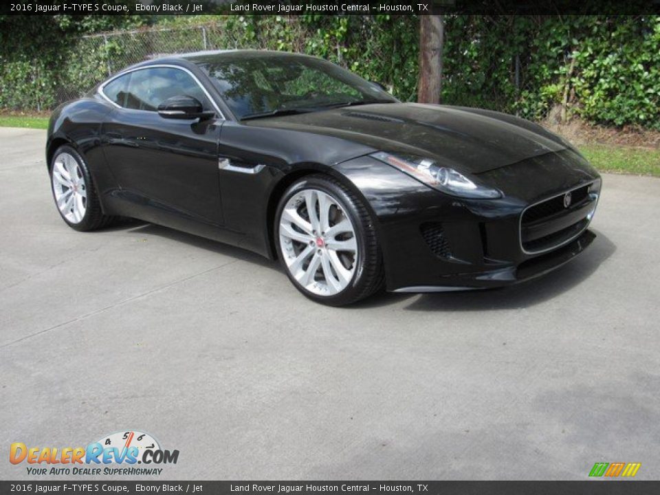2016 Jaguar F-TYPE S Coupe Ebony Black / Jet Photo #5