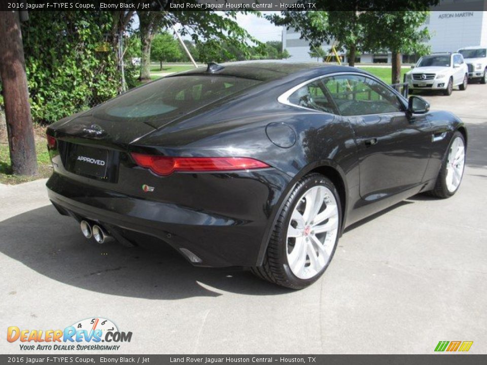 2016 Jaguar F-TYPE S Coupe Ebony Black / Jet Photo #7