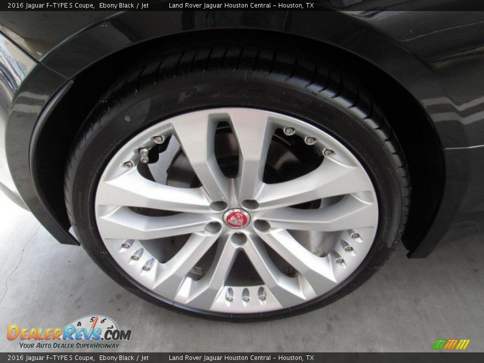 2016 Jaguar F-TYPE S Coupe Ebony Black / Jet Photo #9