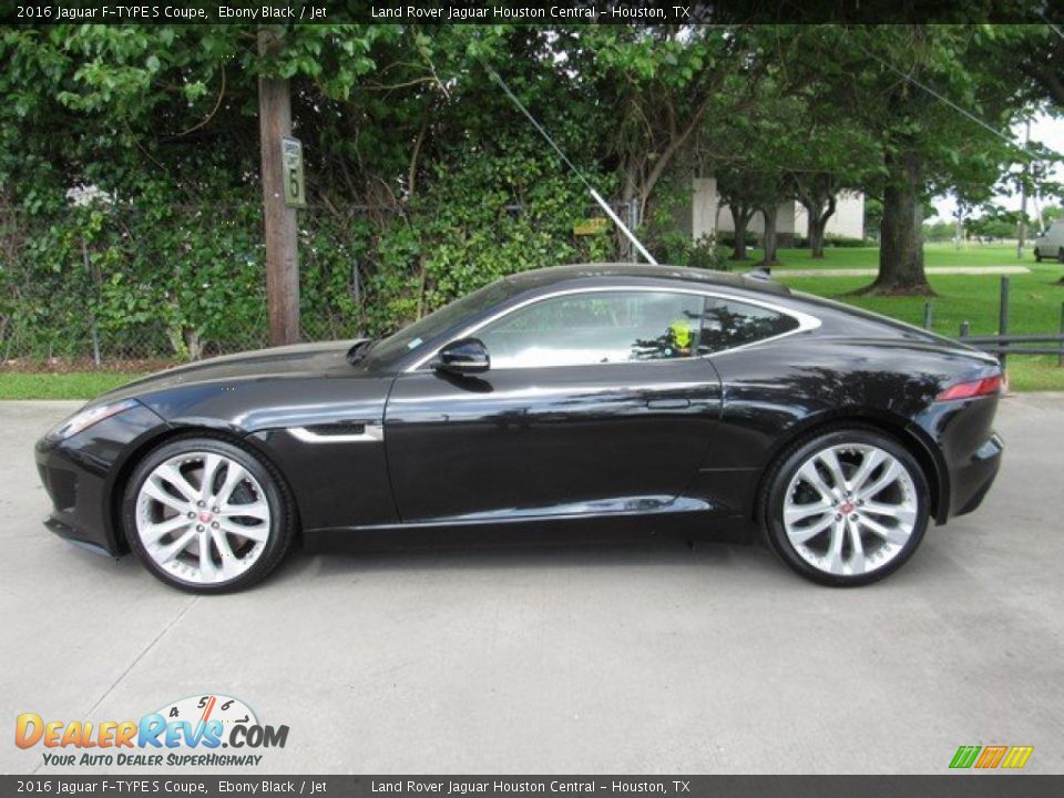 2016 Jaguar F-TYPE S Coupe Ebony Black / Jet Photo #12