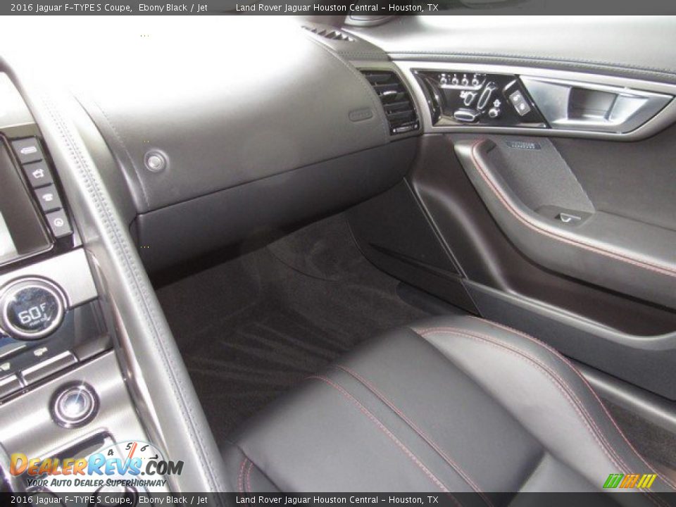 2016 Jaguar F-TYPE S Coupe Ebony Black / Jet Photo #14