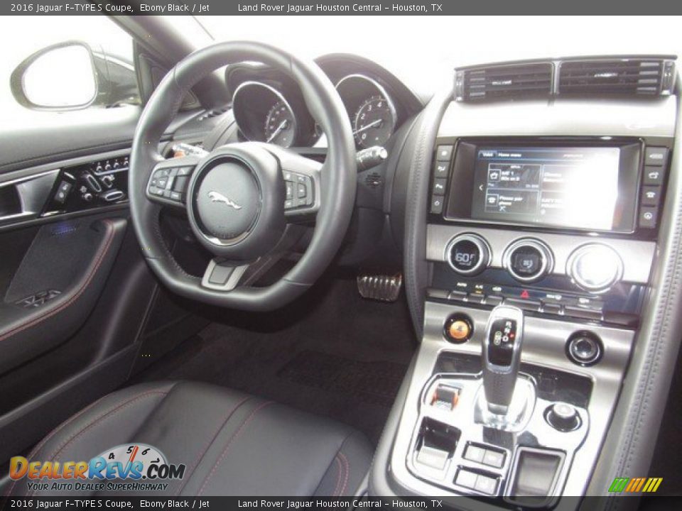 2016 Jaguar F-TYPE S Coupe Ebony Black / Jet Photo #15
