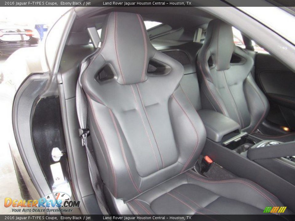 2016 Jaguar F-TYPE S Coupe Ebony Black / Jet Photo #17
