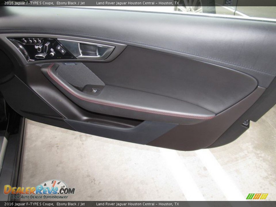 2016 Jaguar F-TYPE S Coupe Ebony Black / Jet Photo #18