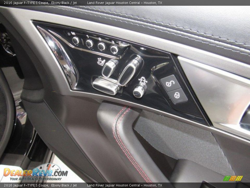 2016 Jaguar F-TYPE S Coupe Ebony Black / Jet Photo #19