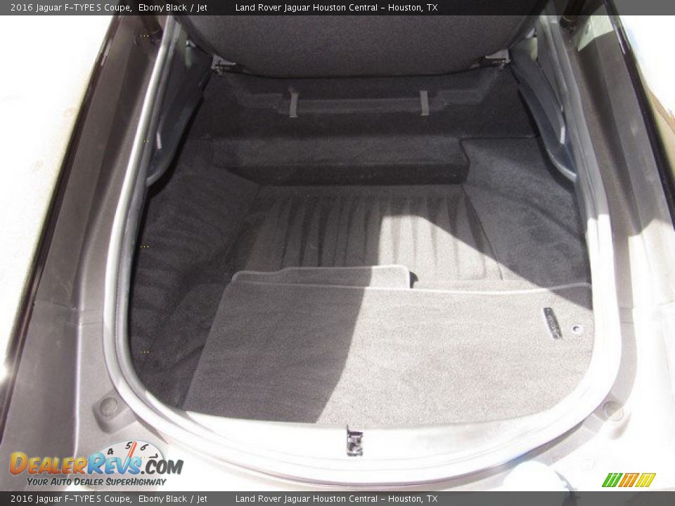 2016 Jaguar F-TYPE S Coupe Ebony Black / Jet Photo #20