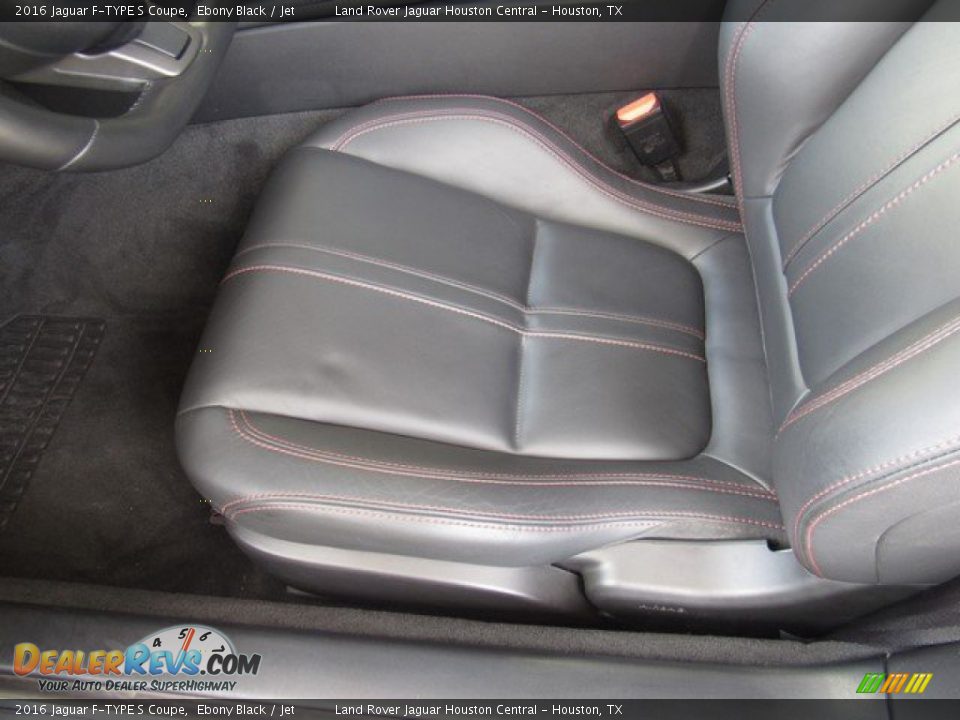 2016 Jaguar F-TYPE S Coupe Ebony Black / Jet Photo #22