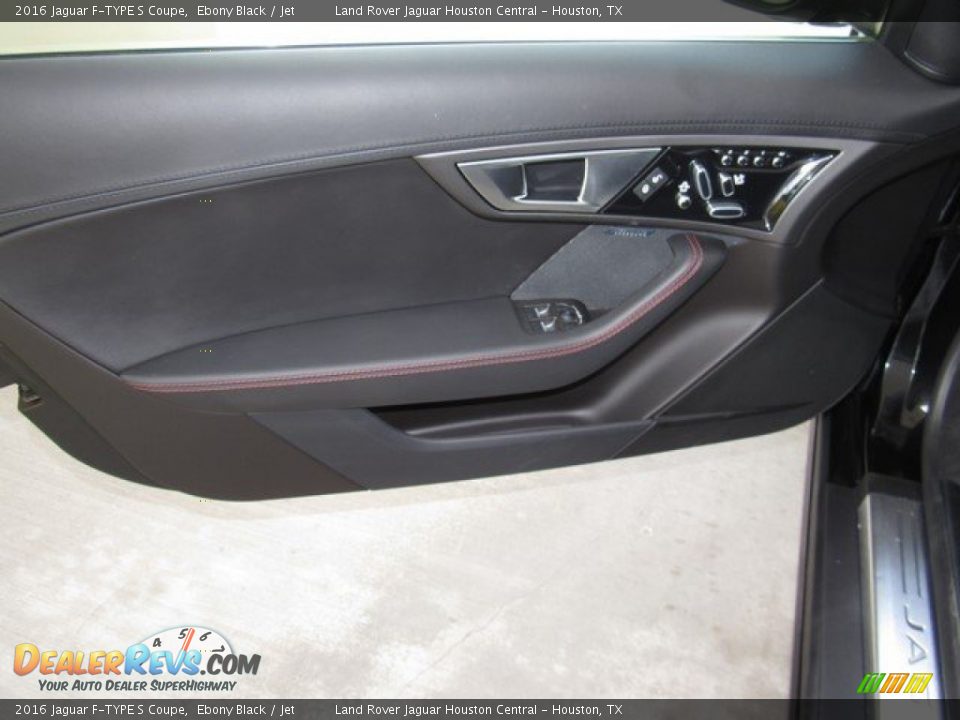 2016 Jaguar F-TYPE S Coupe Ebony Black / Jet Photo #23