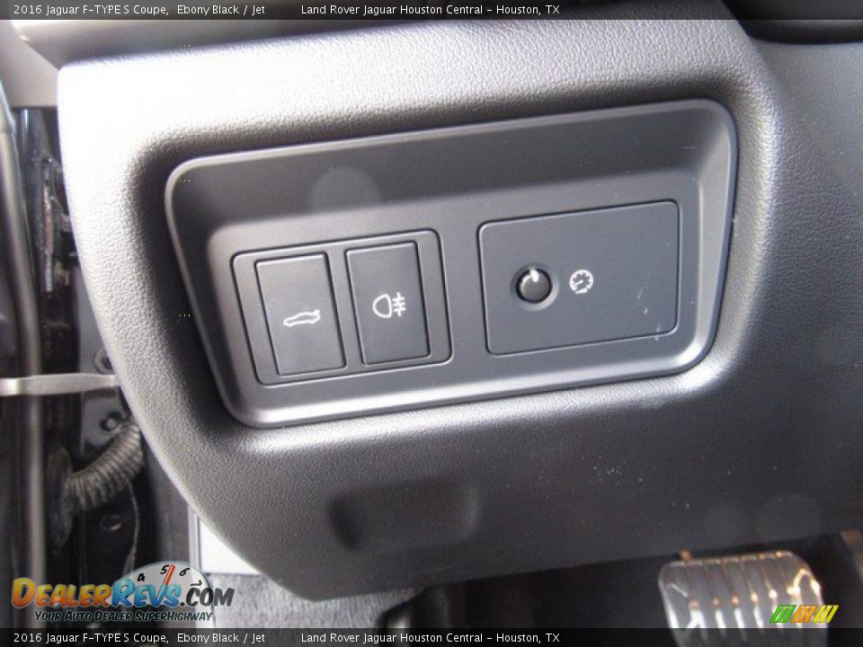 2016 Jaguar F-TYPE S Coupe Ebony Black / Jet Photo #25