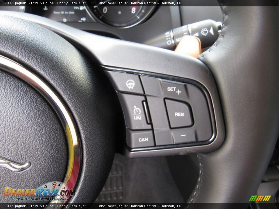 2016 Jaguar F-TYPE S Coupe Ebony Black / Jet Photo #27