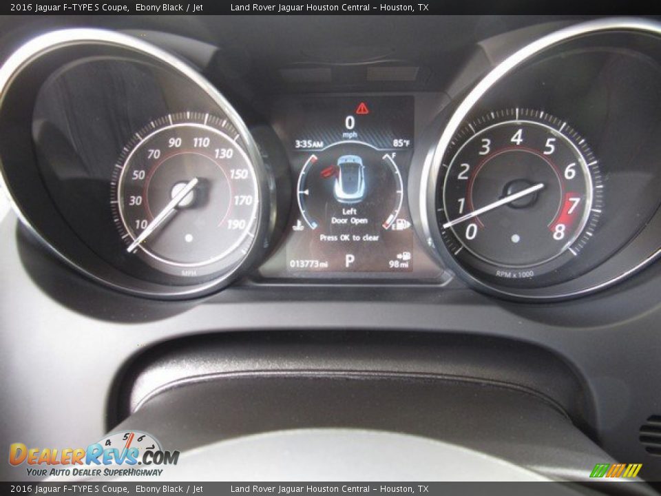2016 Jaguar F-TYPE S Coupe Ebony Black / Jet Photo #28