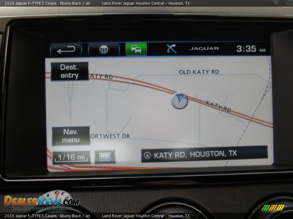 2016 Jaguar F-TYPE S Coupe Ebony Black / Jet Photo #32