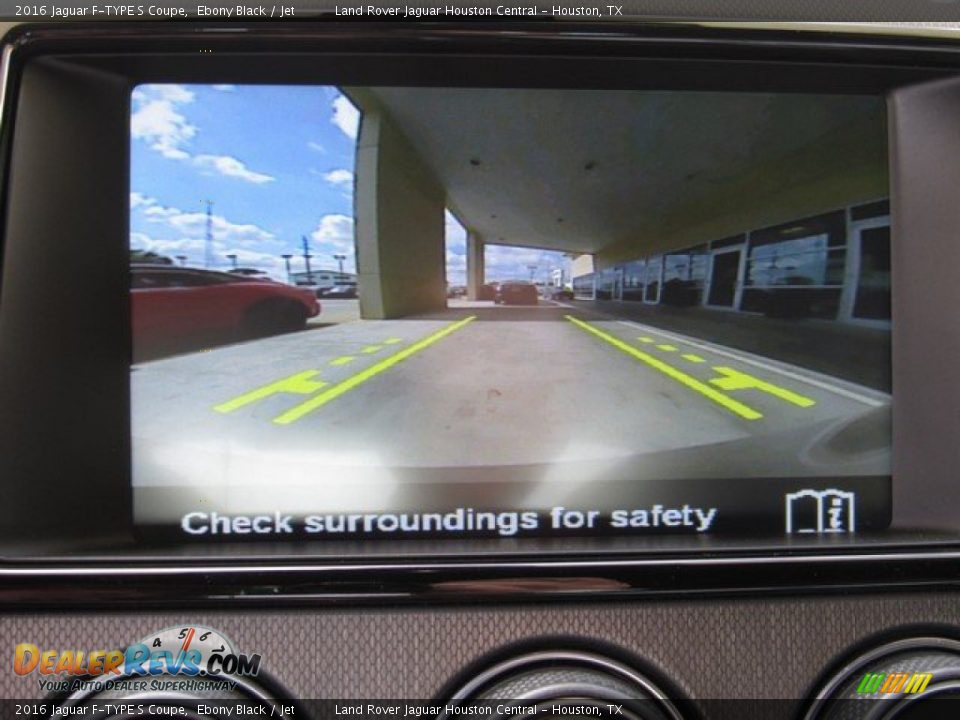 2016 Jaguar F-TYPE S Coupe Ebony Black / Jet Photo #33