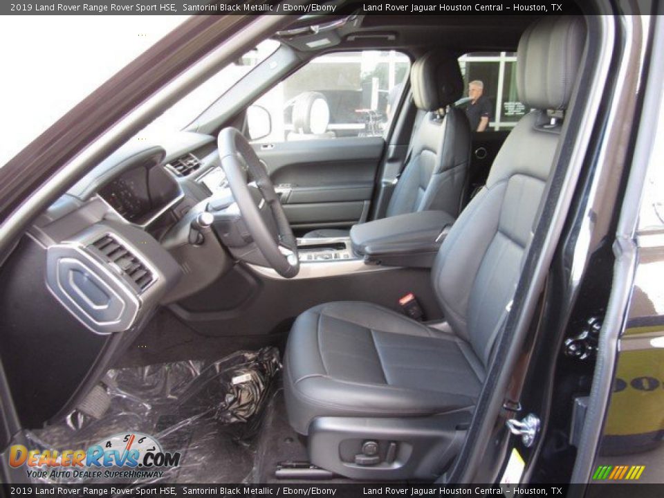 2019 Land Rover Range Rover Sport HSE Santorini Black Metallic / Ebony/Ebony Photo #3