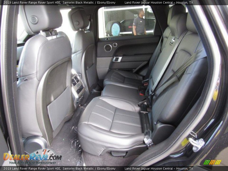 2019 Land Rover Range Rover Sport HSE Santorini Black Metallic / Ebony/Ebony Photo #5