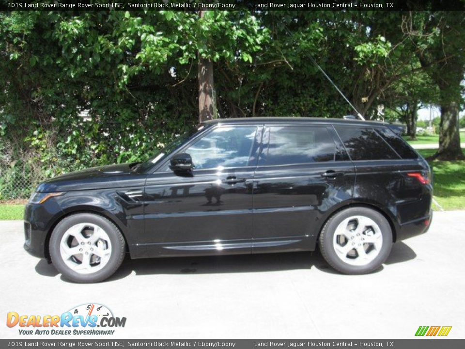 2019 Land Rover Range Rover Sport HSE Santorini Black Metallic / Ebony/Ebony Photo #11