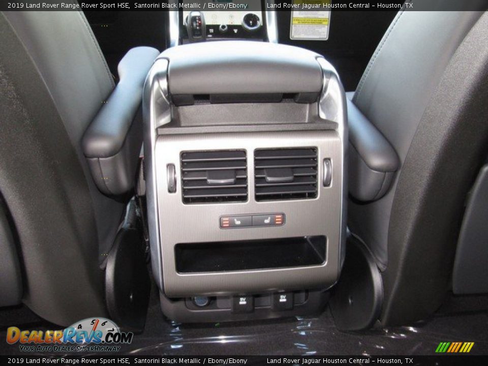 2019 Land Rover Range Rover Sport HSE Santorini Black Metallic / Ebony/Ebony Photo #15