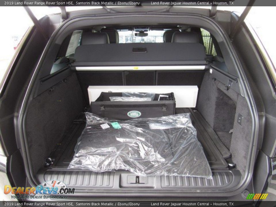 2019 Land Rover Range Rover Sport HSE Santorini Black Metallic / Ebony/Ebony Photo #16