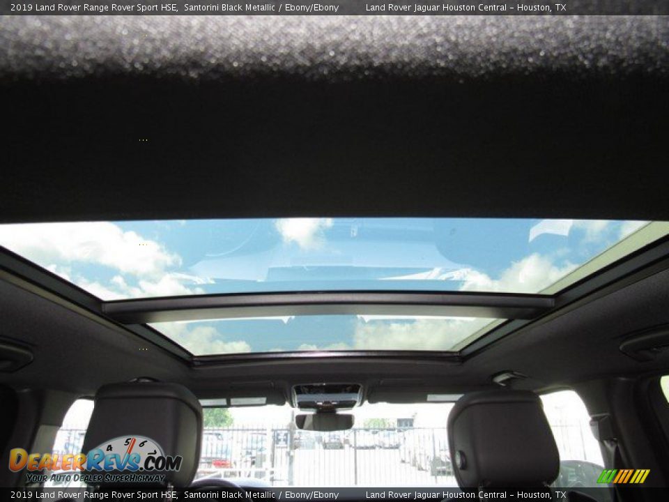 2019 Land Rover Range Rover Sport HSE Santorini Black Metallic / Ebony/Ebony Photo #17