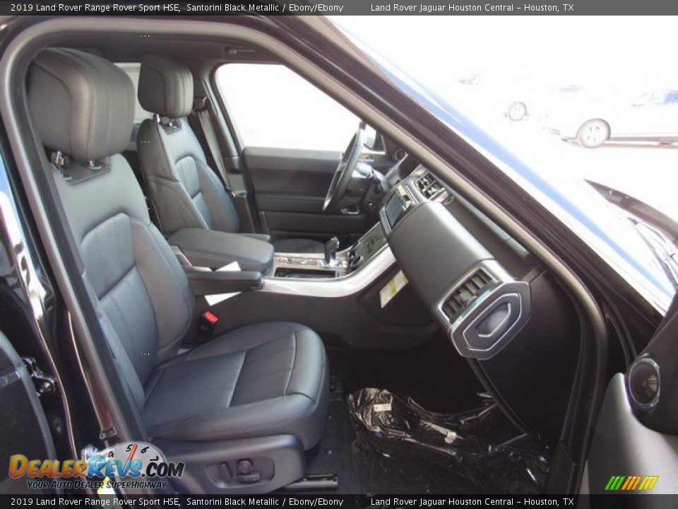2019 Land Rover Range Rover Sport HSE Santorini Black Metallic / Ebony/Ebony Photo #19
