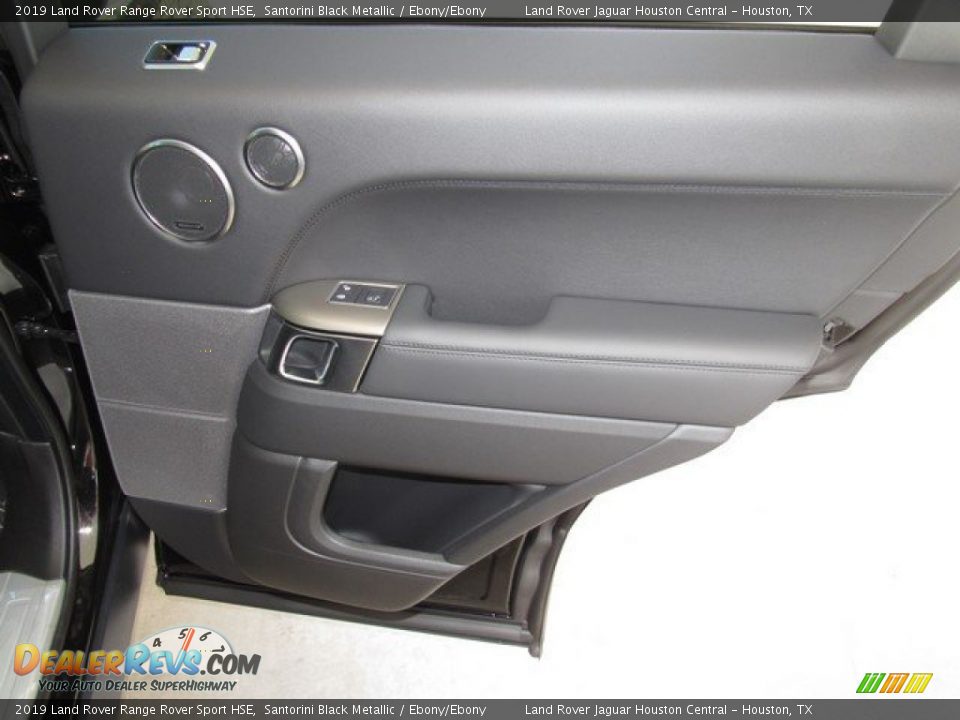 2019 Land Rover Range Rover Sport HSE Santorini Black Metallic / Ebony/Ebony Photo #21
