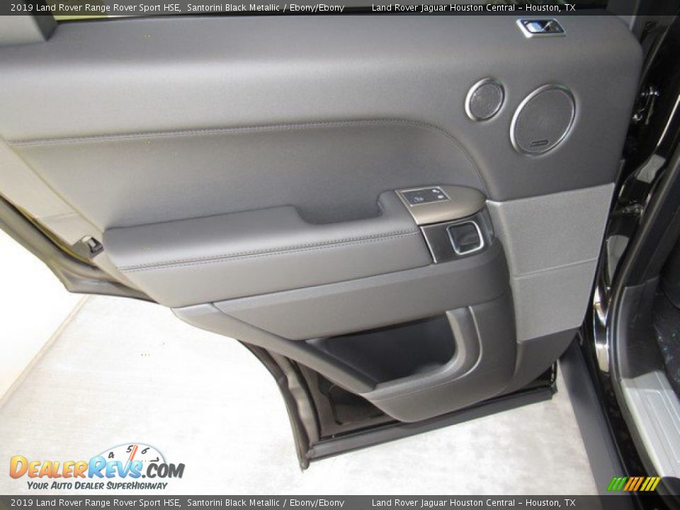 2019 Land Rover Range Rover Sport HSE Santorini Black Metallic / Ebony/Ebony Photo #22