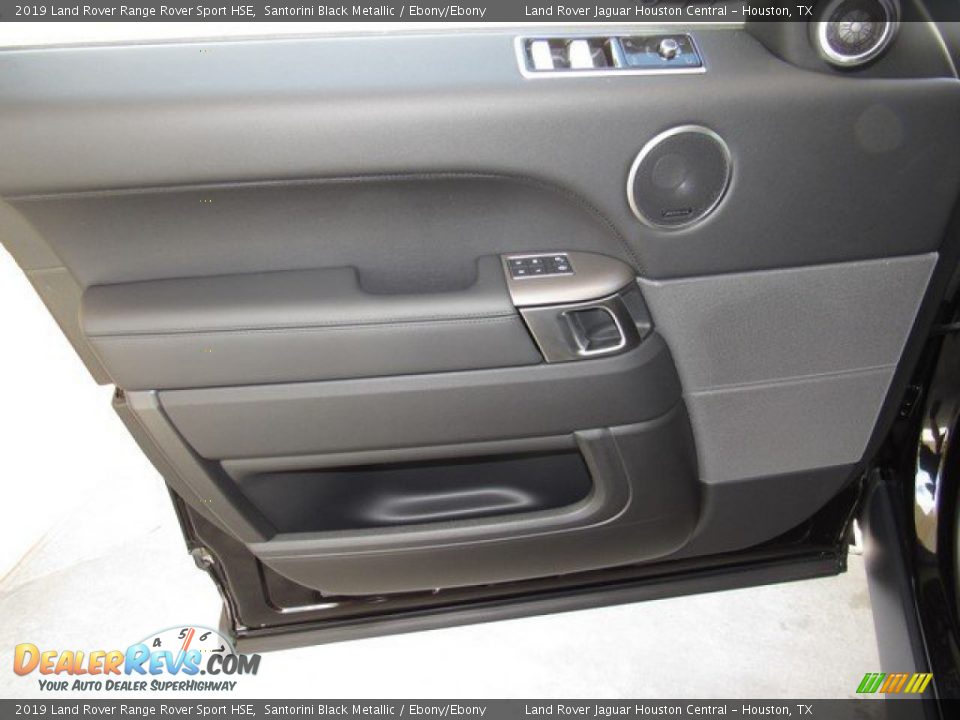 2019 Land Rover Range Rover Sport HSE Santorini Black Metallic / Ebony/Ebony Photo #23