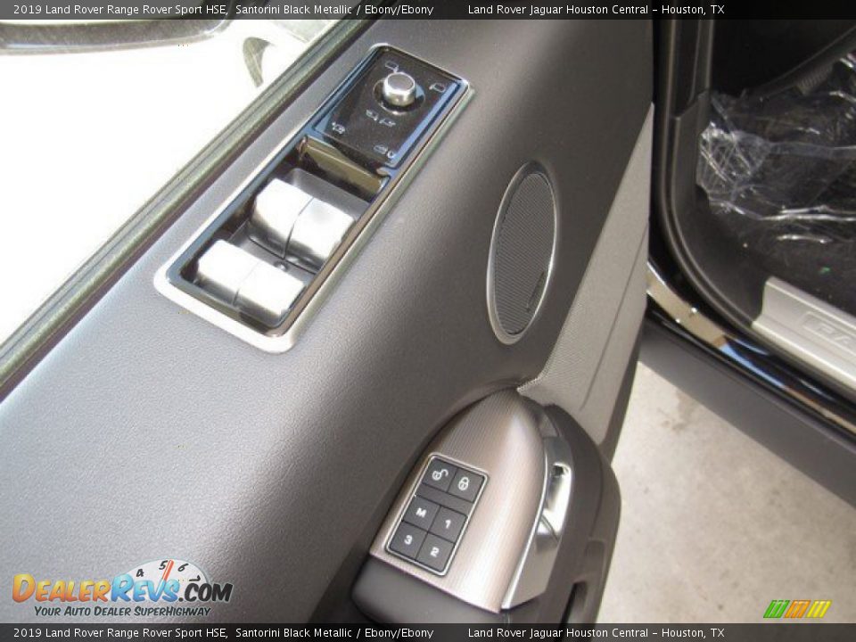 2019 Land Rover Range Rover Sport HSE Santorini Black Metallic / Ebony/Ebony Photo #24