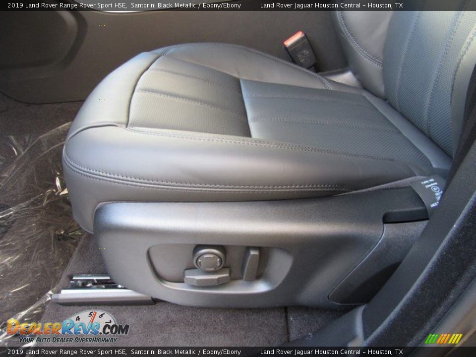 2019 Land Rover Range Rover Sport HSE Santorini Black Metallic / Ebony/Ebony Photo #25