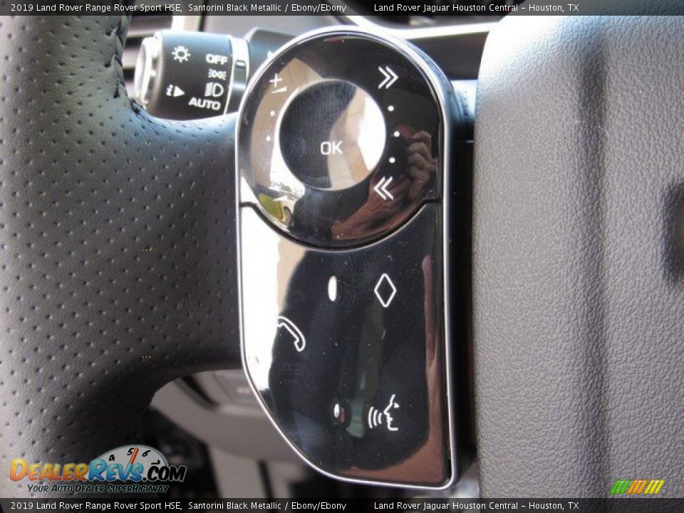 2019 Land Rover Range Rover Sport HSE Santorini Black Metallic / Ebony/Ebony Photo #27